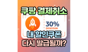 Read more about the article 쿠팡 결제 취소! 할인쿠폰 다시 사용할 수 있을까?
