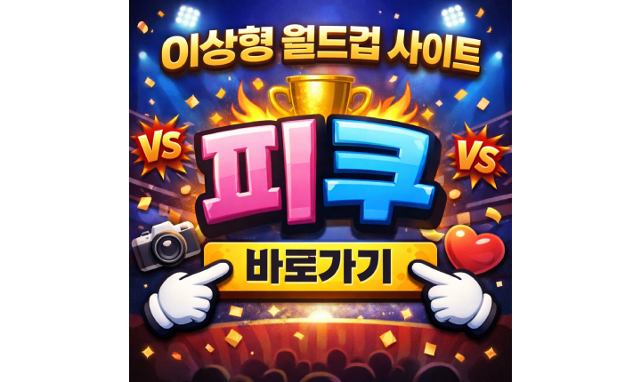 Read more about the article 이상형 월드컵 사이트 피쿠 바로가기 이용꿀팁