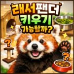 래서팬더 키우기 랫서 래서 랜서 레서판다 입양 대표 썸네일