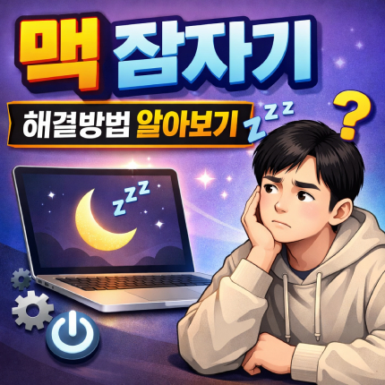 맥용 잠자기 방지 caffeinate 앱 없이 해결 썸네일