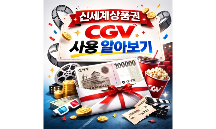 Read more about the article 신세계상품권 CGV 사용 되는 곳 어디? 온라인 예매 결제방법