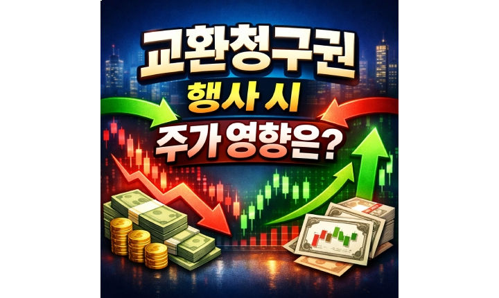 Read more about the article 교환청구권 행사 시 주가 영향 단기와 장기 차이 총정리