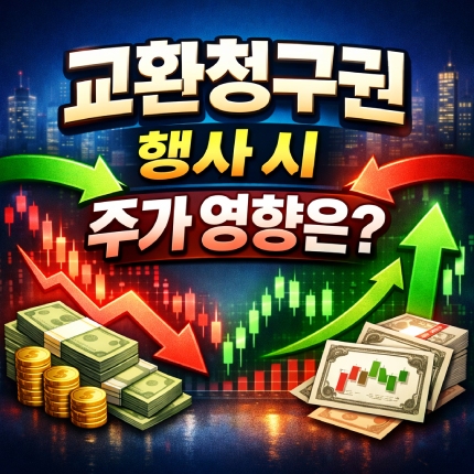 교환청구권 행사 시 주가 영향 단기와 장기 차이 썸네일