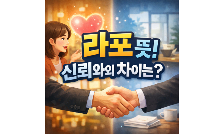 Read more about the article 라포 뜻! 라포와 신뢰의 차이점