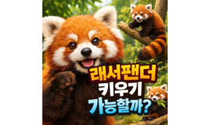 Read more about the article 래서팬더 키우기! 랫서판다 래서판다 입양 가능할까?
