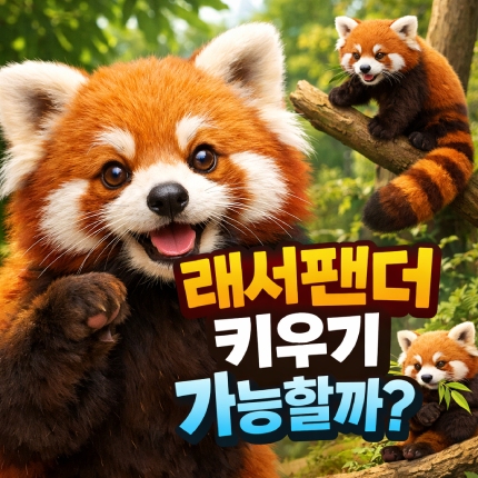 래서팬더 키우기 랫서판다 래서판다 입양 가능할까 썸네일