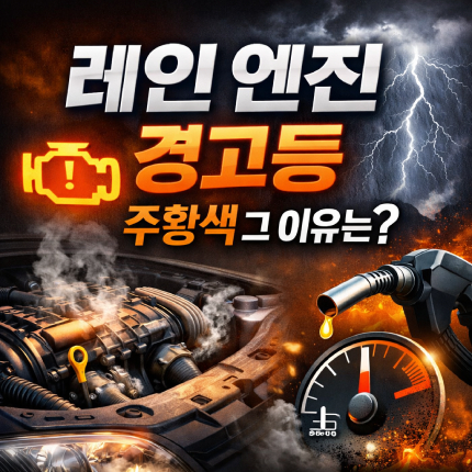 레이 엔진경고등 주황색 신형 구형 뜨는 원인 이유 썸네일
