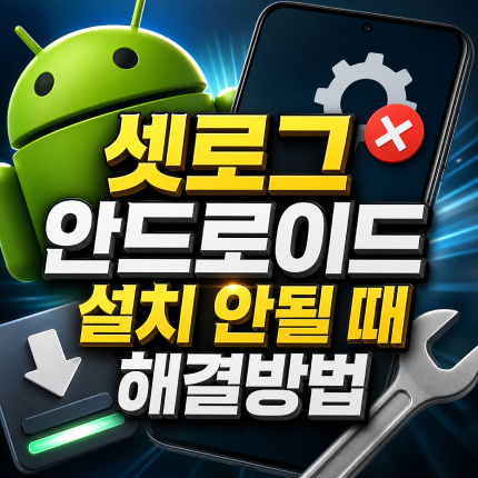 셋로그 안드로이드 설치 갤럭시 사전등록 이유 방법 썸네일