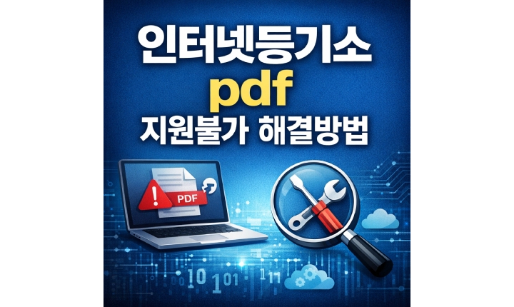 Read more about the article 인터넷등기소 pdf 지원불가 모두의프린터 해결방법