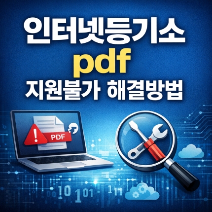 인터넷등기소 pdf 지원불가 모두의프린터 해결방법 썸네일