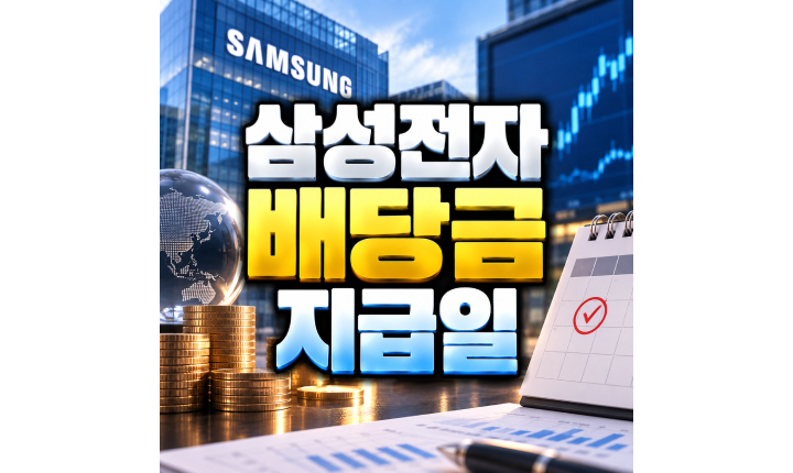 Read more about the article 삼성전자 배당금 지급일 배당금 조회 방법