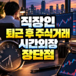 시간외장 직장인 퇴근후 거래 장단점 정리 대표 썸네일